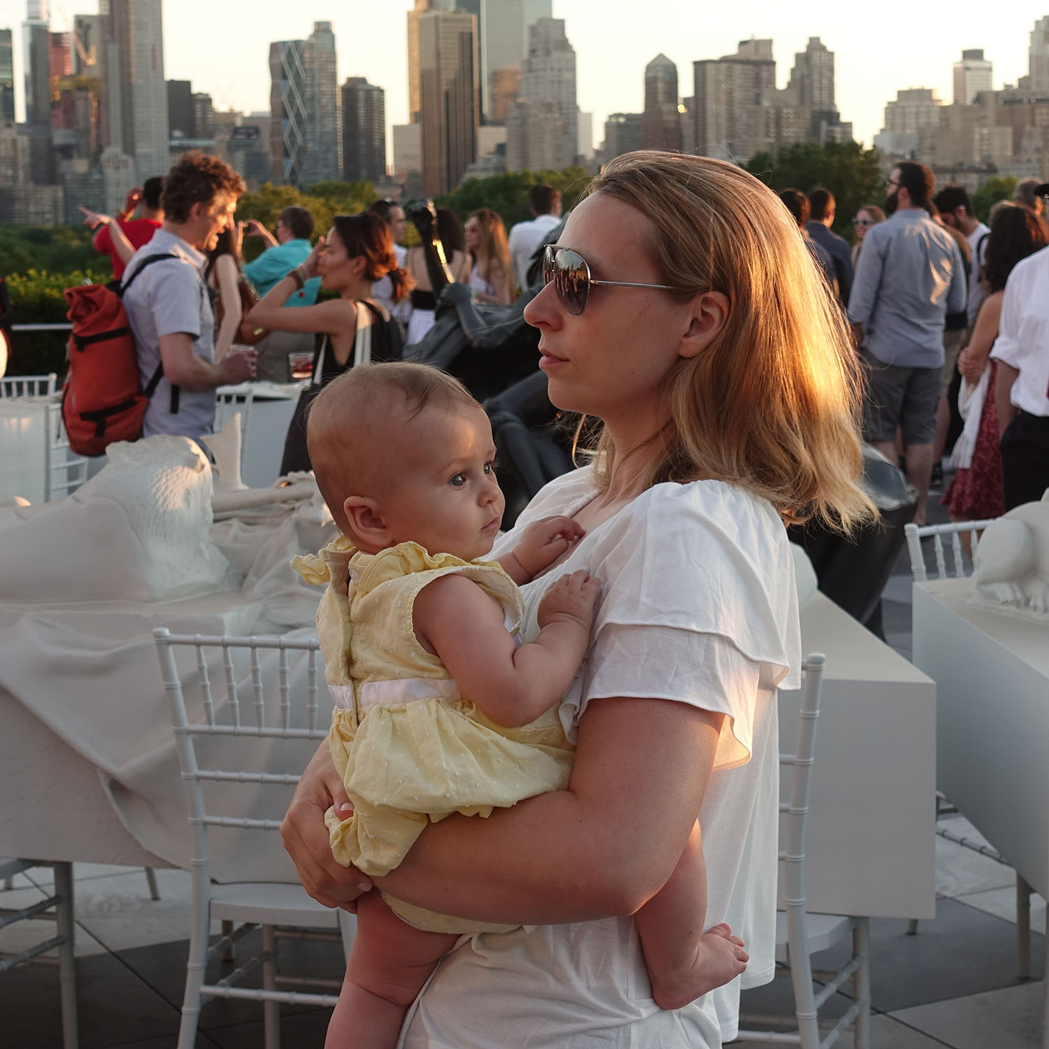 Anastasia Louise Sudentas visits an exhibition by Argentinian artist Adrián Villar Rojas on the Met's Roof 