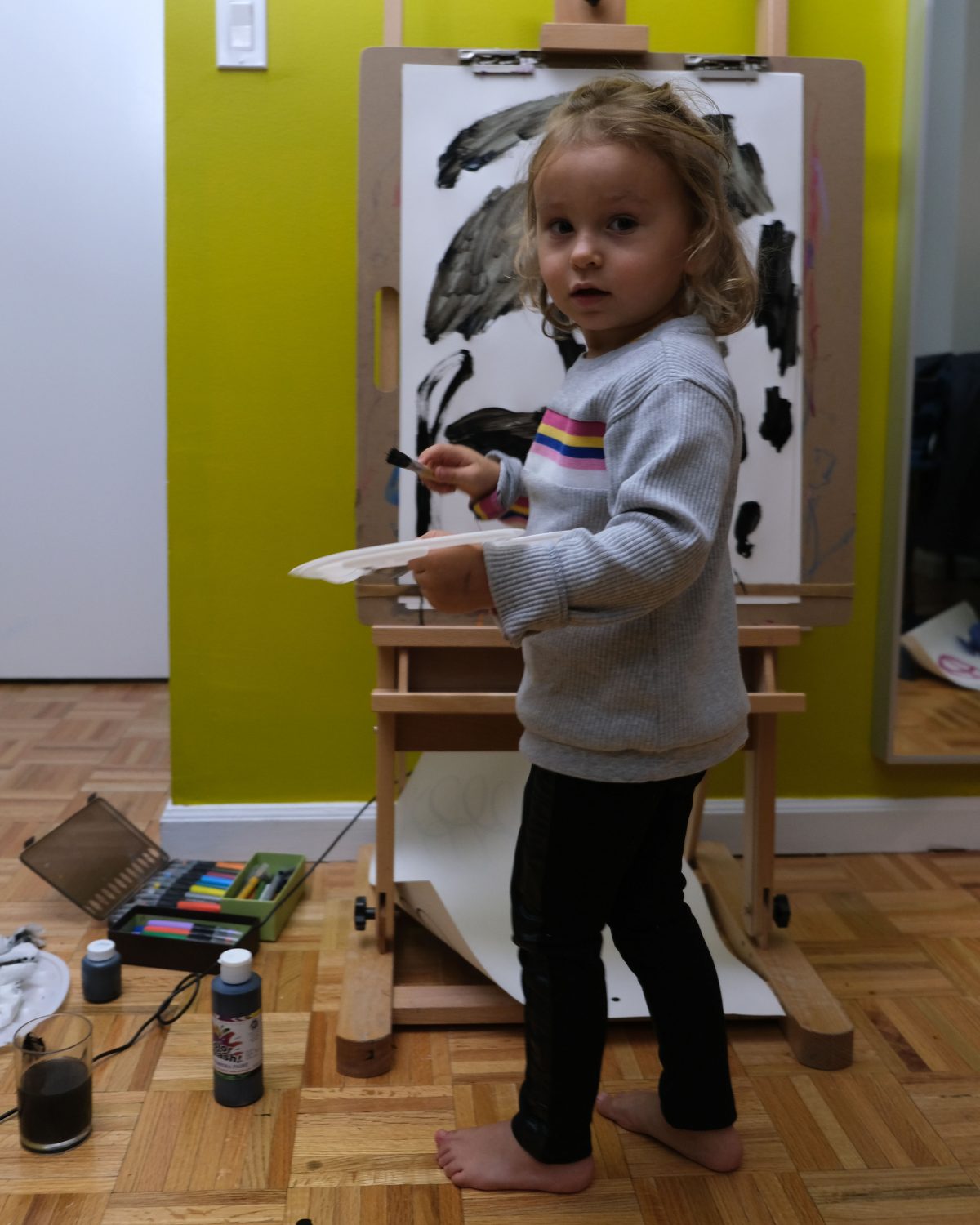 Portrait of Anastasia as a young artist