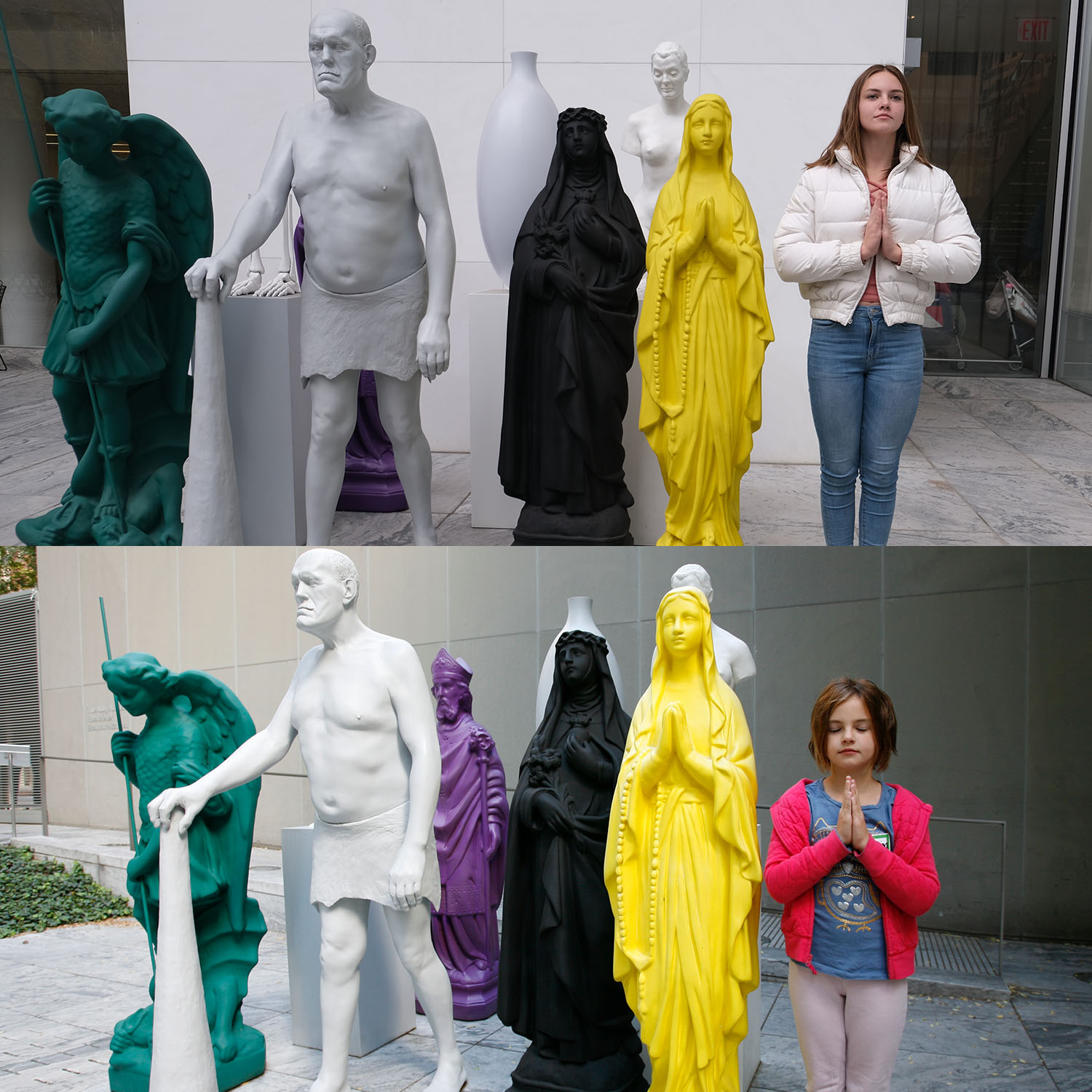 St Katharina at MoMA, Figurengruppe